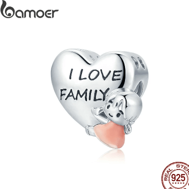 Family Love Charm for  Bracelet