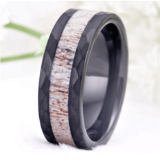 Tungsten Black Wedding Ring for Men