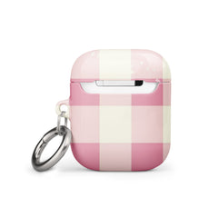 Pink Check Case for AirPods