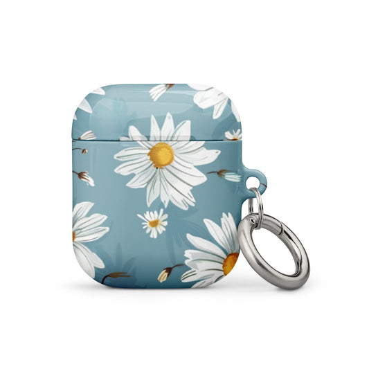 white Daisies Case for AirPods