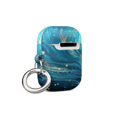 Turquoise Swirl  Case for AirPods