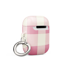 Pink Check Case for AirPods