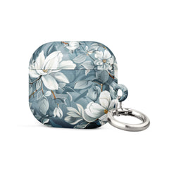 White Lily Case for AirPods