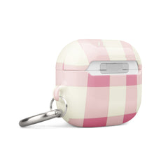 Pink Check Case for AirPods