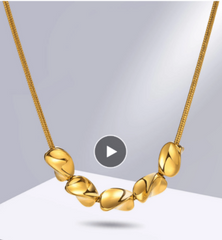 Lucky Beads Gold Necklaces for Women