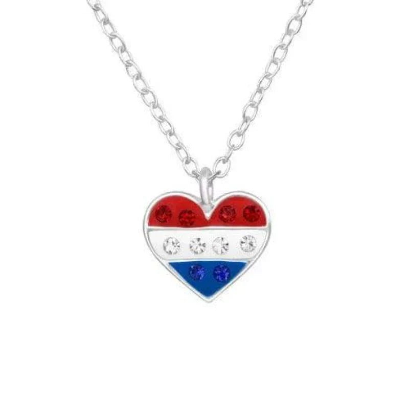 Kids Silver Heart Necklace