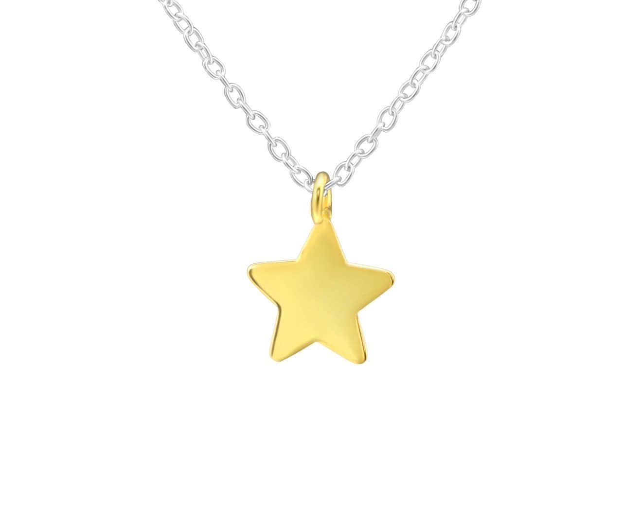 Gold Plated Silver Star Necklace