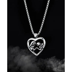 Steel Forever Love Necklace