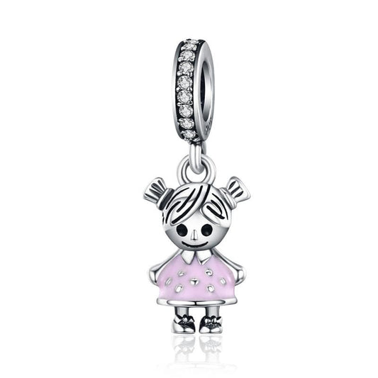 Sterling Silver Boy/Girl Charm