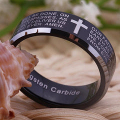 Tungsten Religious Ring