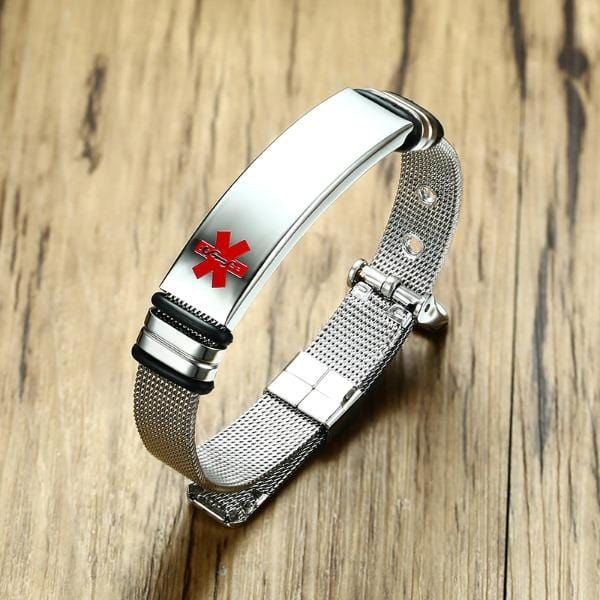 Personalised Medical Alert Bracelet