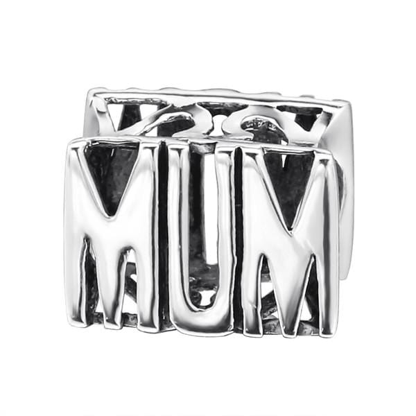 Silver Mum Charm Bead