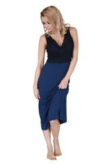 Pani Camisole Chemise - Navy Blue