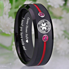 Paramedic wedding band Ring