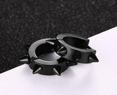 Steel  Hoop Huggies  Earrings for Men & Women