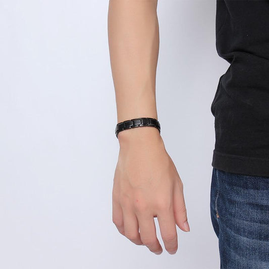 Magnetic Health  Silver  Bracelet for Men