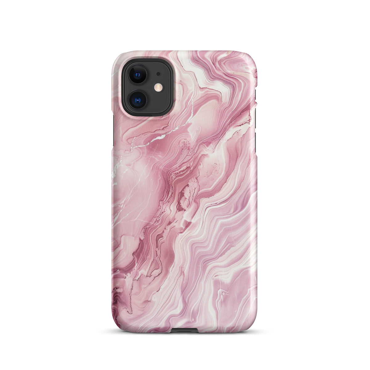 Pink Marble Snap case for iPhone