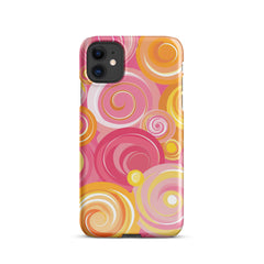 Pink Yellow Phone case for iPhone