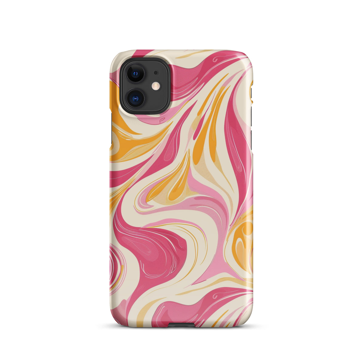 Yellow & Pink Snap Phone  case for iPhone