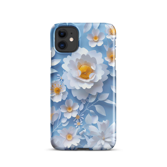 Daisy Blue Snap case for iPhone