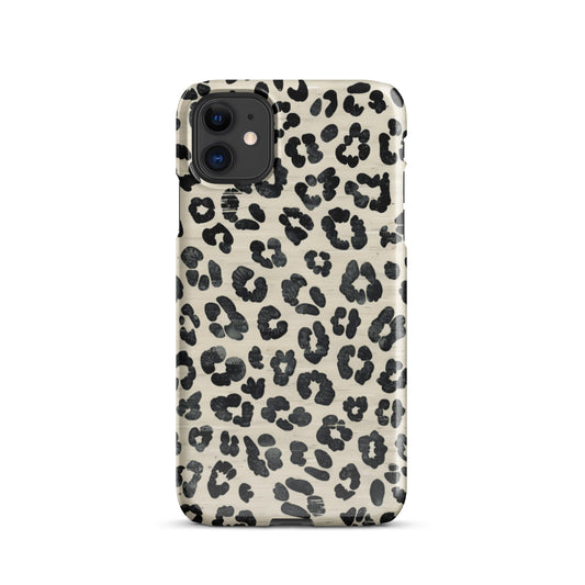 Leopard Design Snap case for iPhone