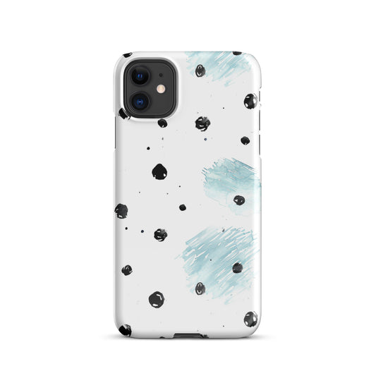 Border Polka Dot Snap case for iPhone