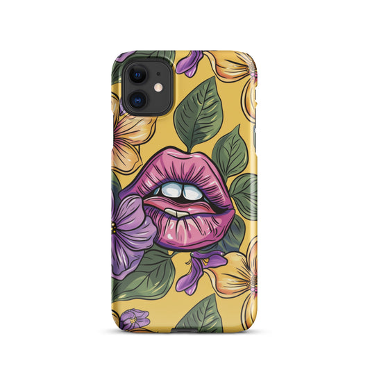 Vibrant Lips Snap case for iPhone