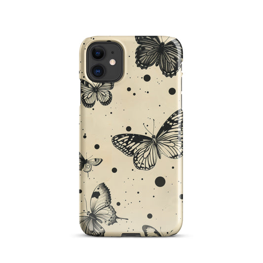 Vinatge Butterflies Snap case for iPhone