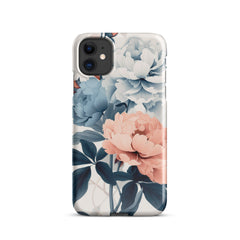 Tricolor Flowers Snap case for iPhone