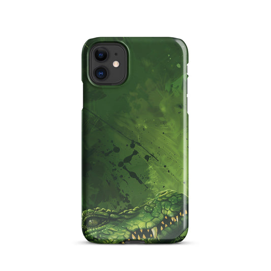 Crocodile Art Snap case for iPhone