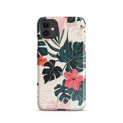 Flower leaves Snap case for iPhone