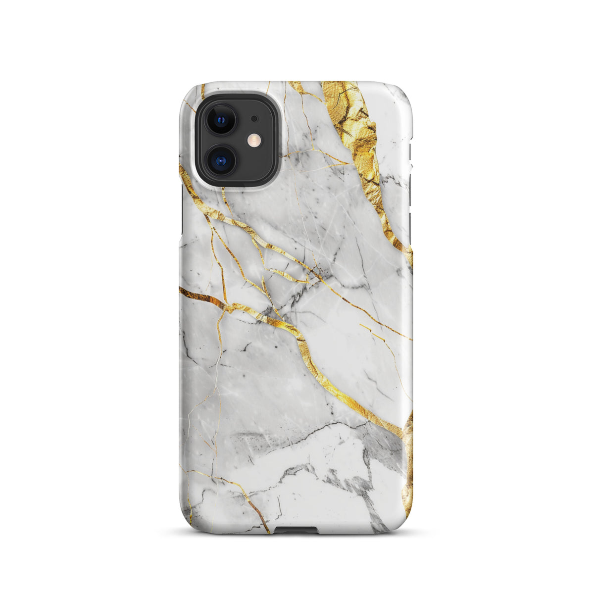 White Marble Snap case for iPhone