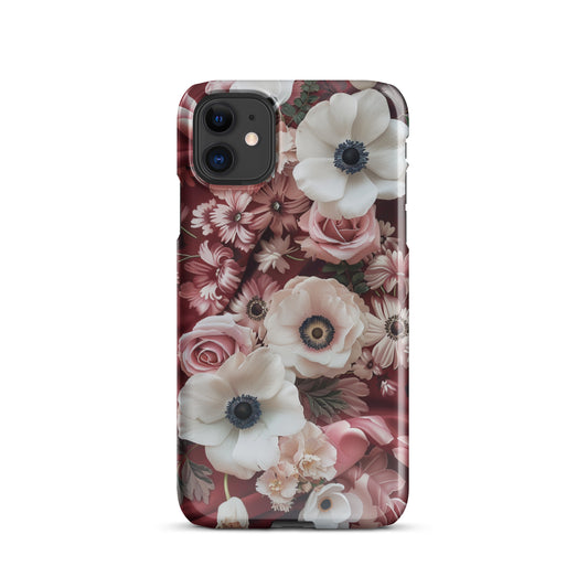 Floral Print Snap case for iPhone