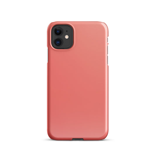 Coral Snap case for iPhone