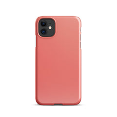 Coral Snap case for iPhone