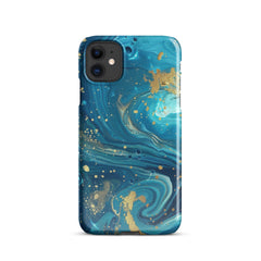 Turquoise Swirl  Snap case for iPhone