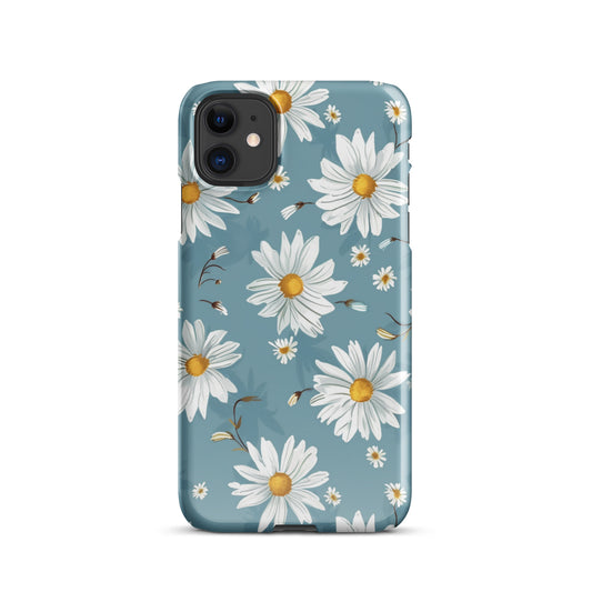 white Daisies Snap case for iPhone