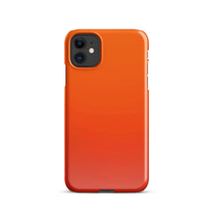 Orange Snap case for iPhone