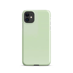 Light Green Snap case for iPhone