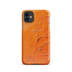 Orange Aastract Snap case for iPhone