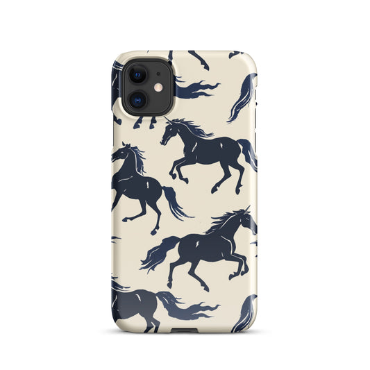 Horses Snap case for iPhone