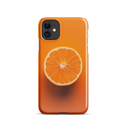 Orange  Snap case for iPhone