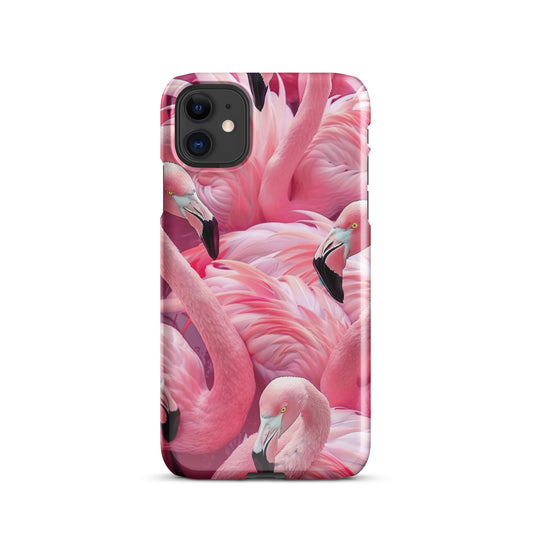 Pnk Flamingo Snap case for iPhone