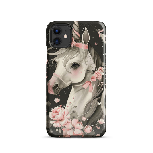 Cute horse Snap case for iPhone