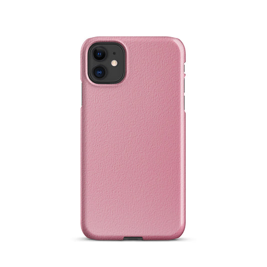 Solid Pink Snap case for iPhone