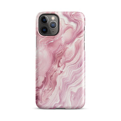 Pink Marble Snap case for iPhone