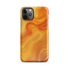 Abstract Yellow Snap Phone  case for iPhone