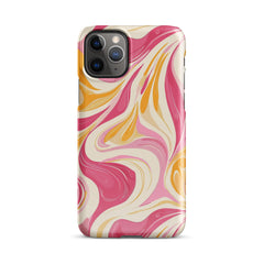 Yellow & Pink Snap Phone  case for iPhone