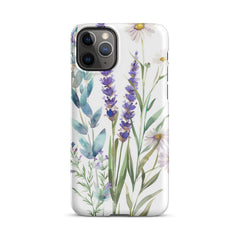 Lavender Snap case for iPhone