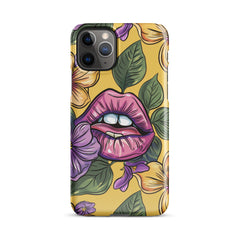 Vibrant Lips Snap case for iPhone